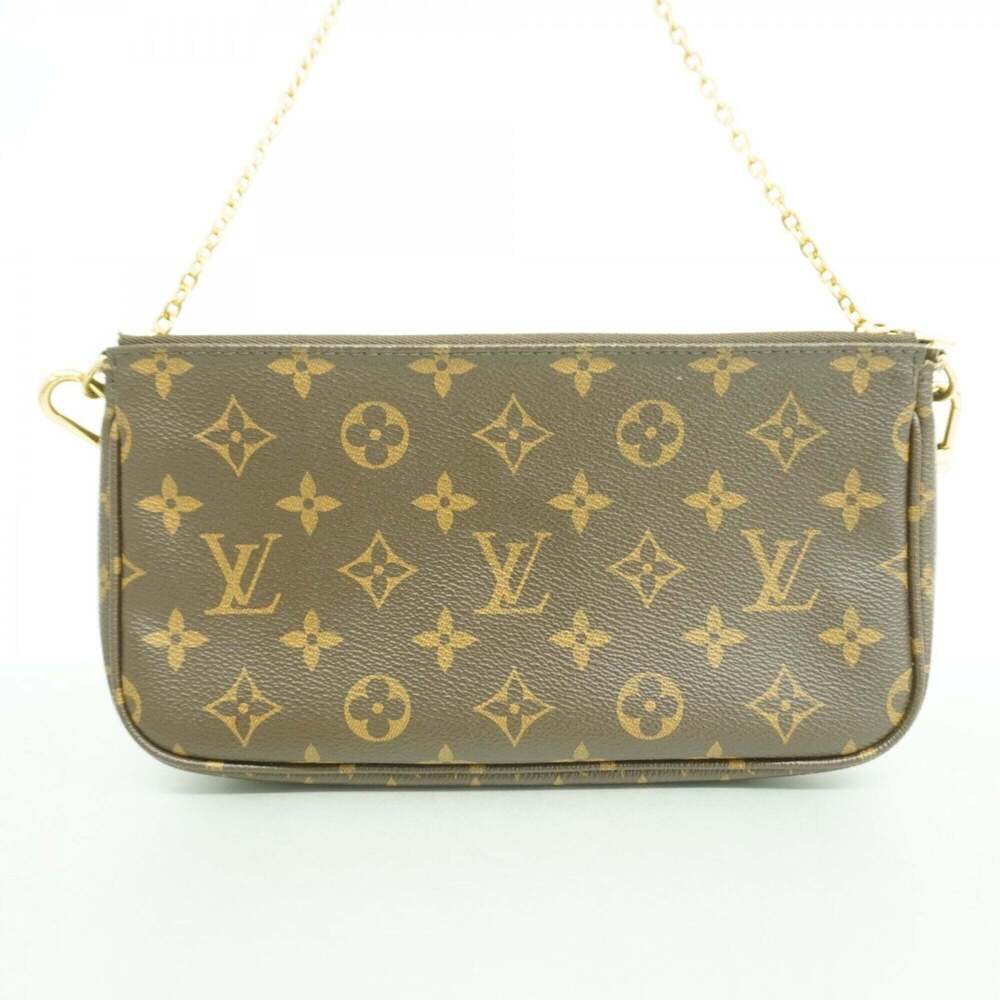 LOUIS VUITTON Authentic Brown Monogram Pochette Shoulder Bag - Picture 11 of 11